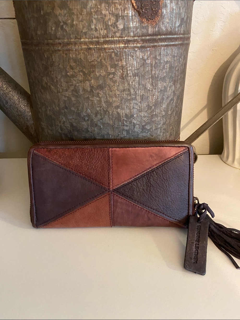 Cleo and Wolf Genuine leather wallet